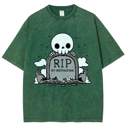 Rip My Motivation Vintage Distressed T-shirt