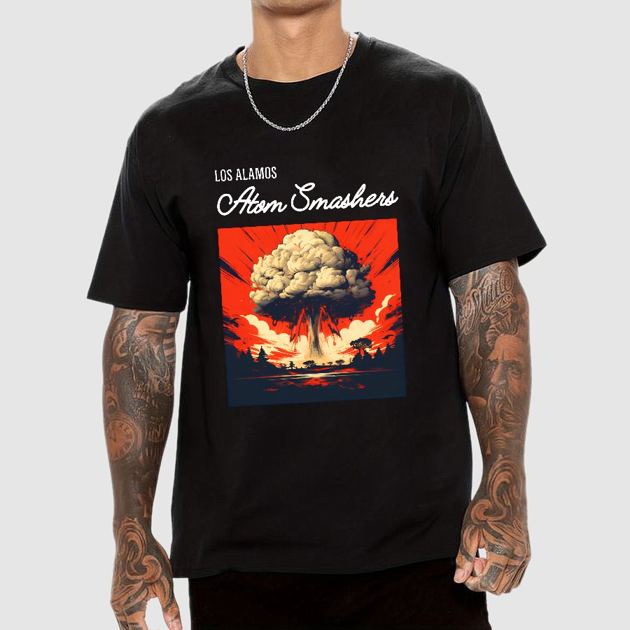 Los Alamos Atom Smashers Geeky T-Shirt