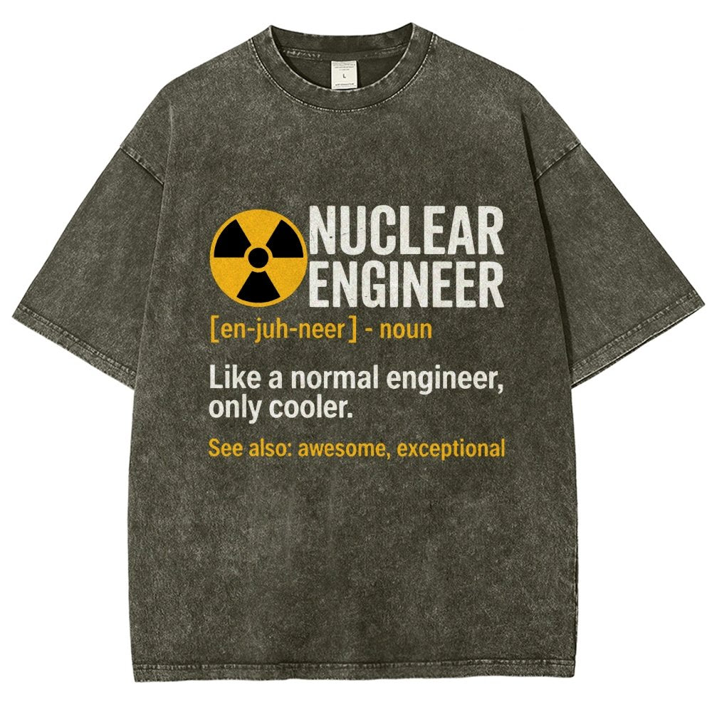 Nuclear Engineering Radioactive Chernobyl Vintage Distressed T-shirt