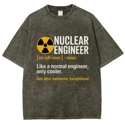 Nuclear Engineering Radioactive Chernobyl Vintage Distressed T-shirt