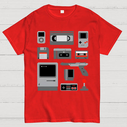 Pixelated Memories Vintage Geek T-Shirt