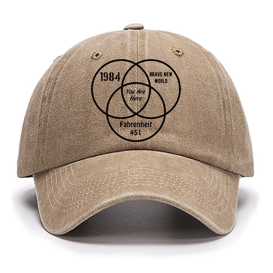 You Are Here Geek Cotton Hat
