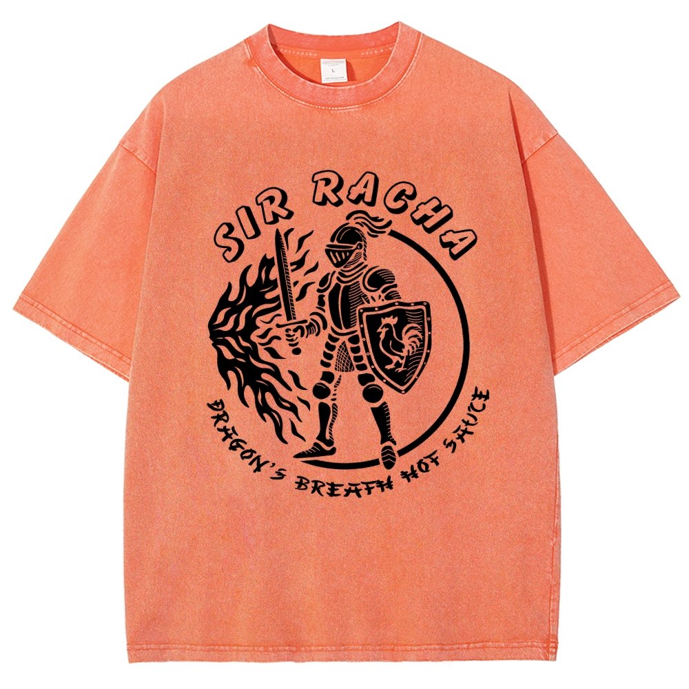 Sir Racha Dragon’s Breath Hot Sauce Vintage Distressed T-shirt
