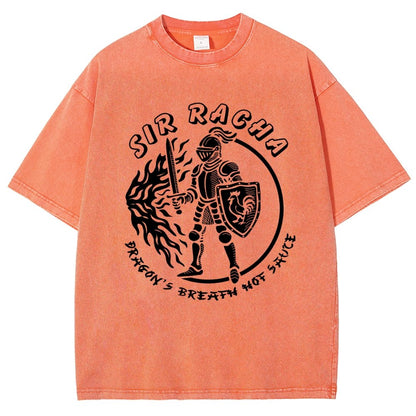 Sir Racha Dragon’s Breath Hot Sauce Vintage Distressed T-shirt