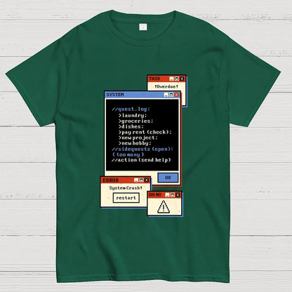 Quest Log Full Geek T-Shirt