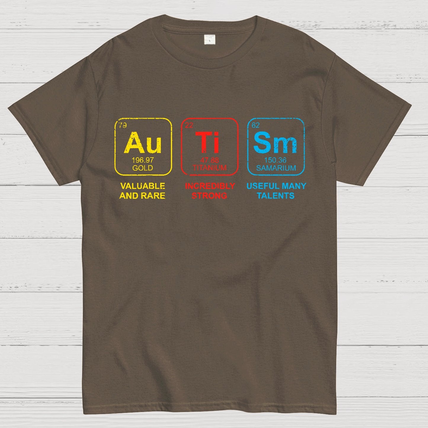Autism Periodic Table Geek T-Shirt