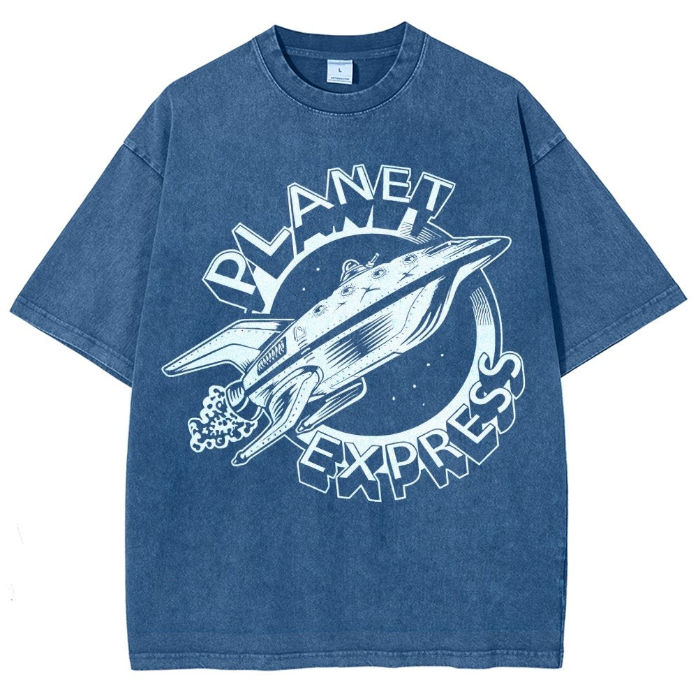 Cosmic Express Vintage Distressed T-shirt