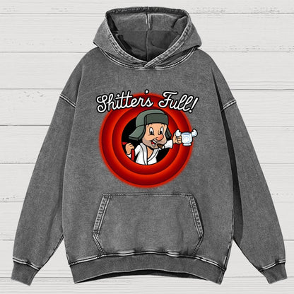 Shitter's Full Vintage Distressed Hoodie