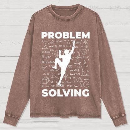 PROBLEM SOLVING Washed Long Sleeve Tee