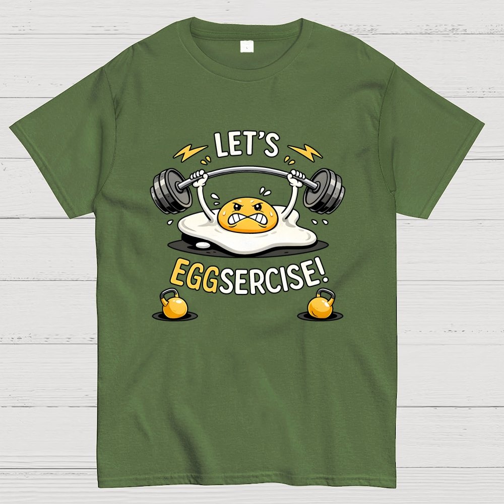 Let's Eggsercise Geek T-Shirt