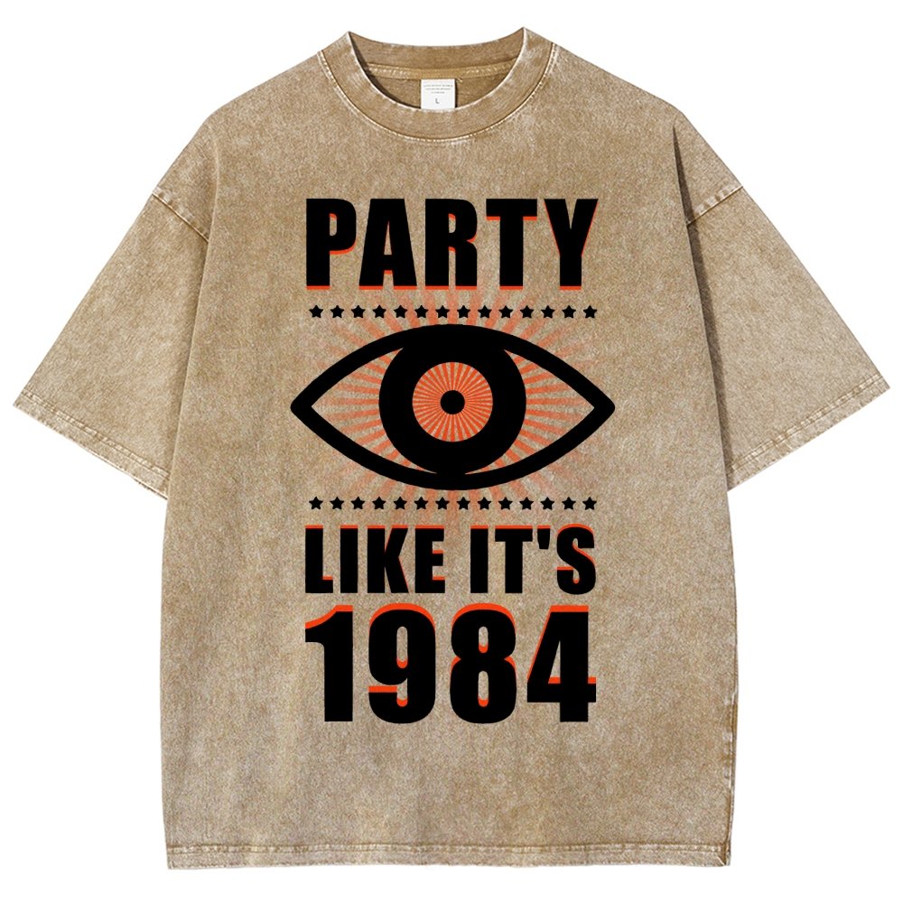 Big Brother is Watching You Party Vintage Distressed T-shirt
