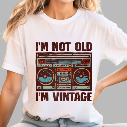 I Am Vintage Geek T-Shirt