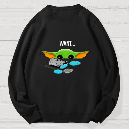 Children Want ! Funny Geek Cotton Sweatshirt