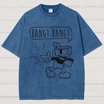 Bang! Bang! Vintage Distressed T-shirt