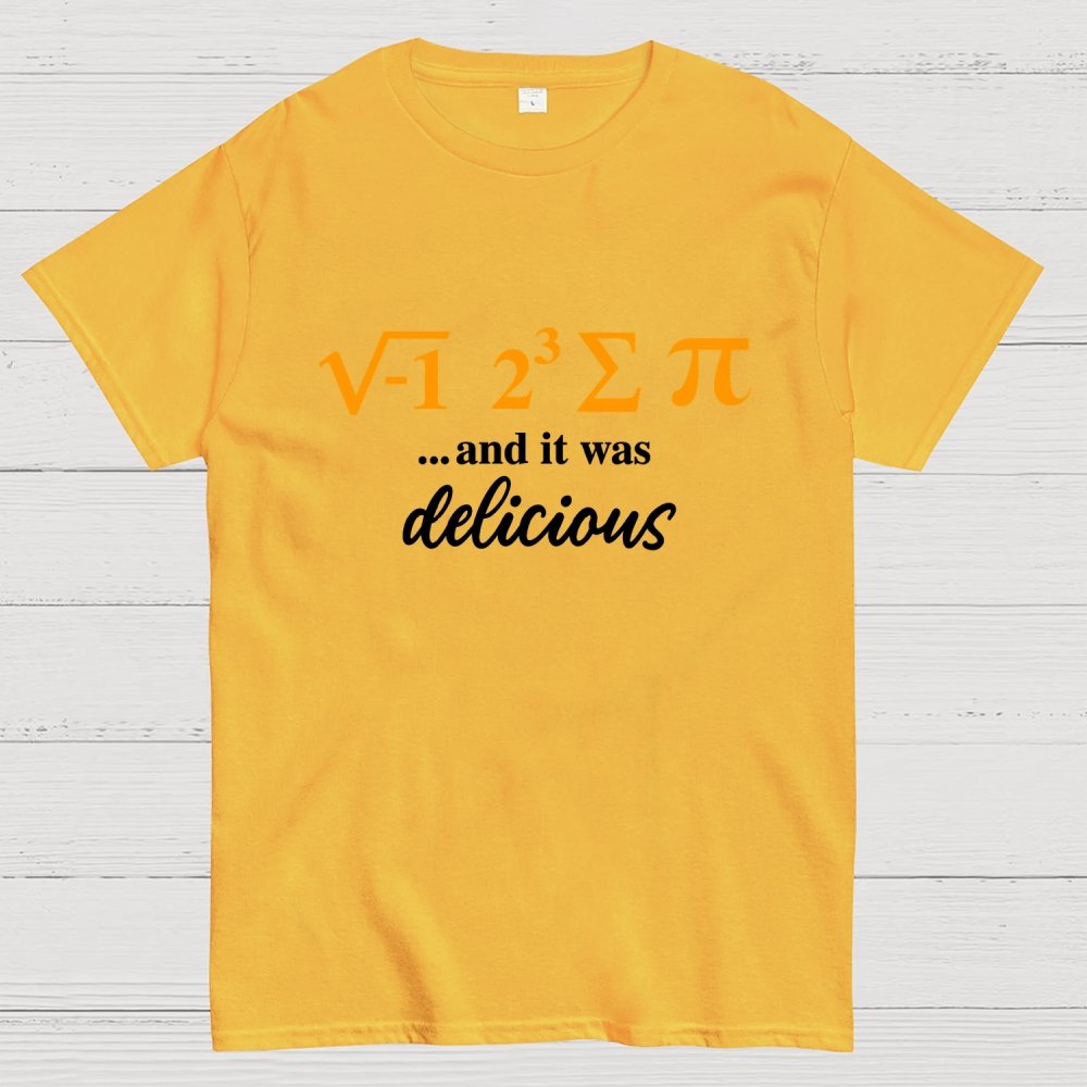 I Ate Some Pie And It Was Delicious 3.14 Pi Day Geek T-Shirt
