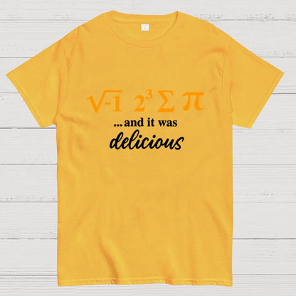 I Ate Some Pie And It Was Delicious 3.14 Pi Day Geek T-Shirt