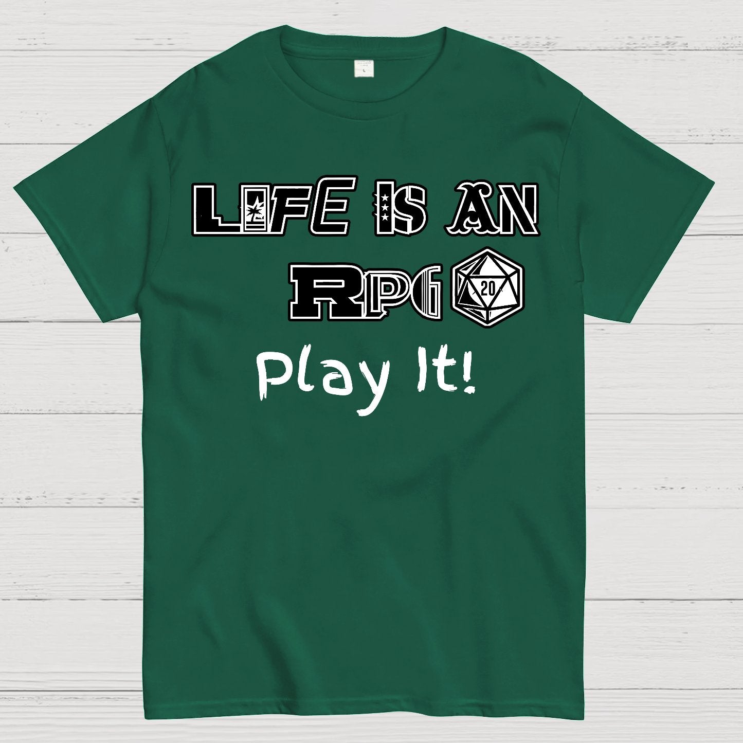 Life Is An RPG Geek T-Shirt