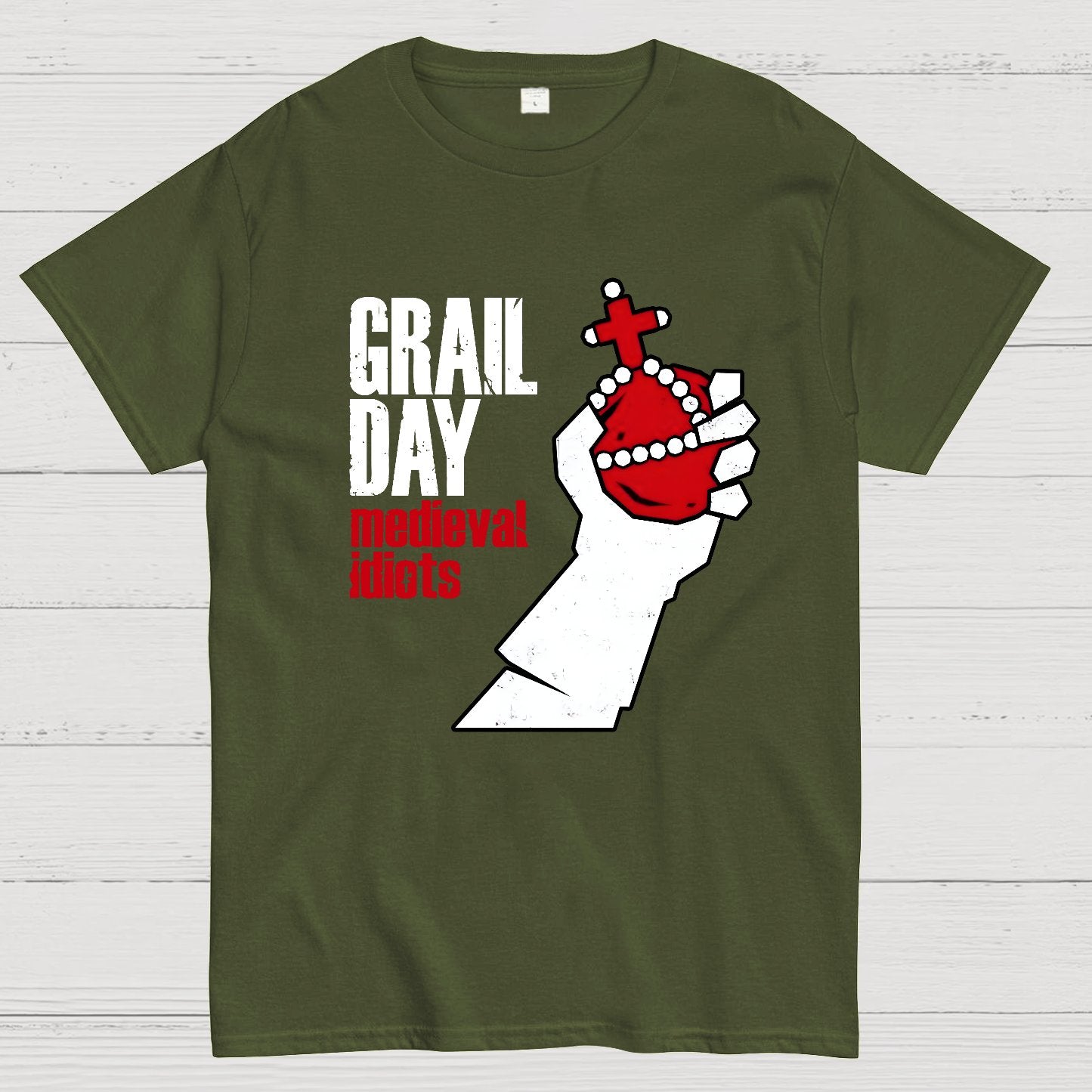 Medieval Idiots Geek T-Shirt