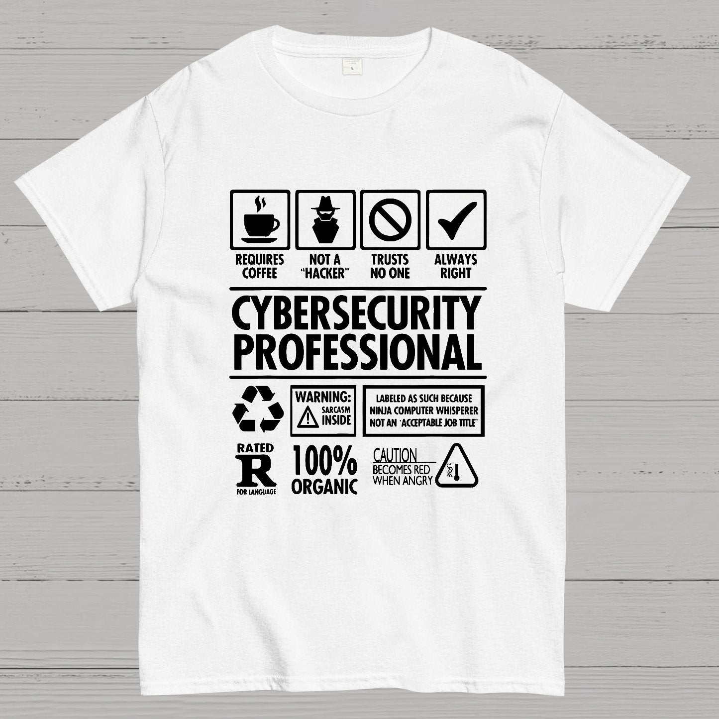 Cybersecurity Professional Geeky T-Shirt