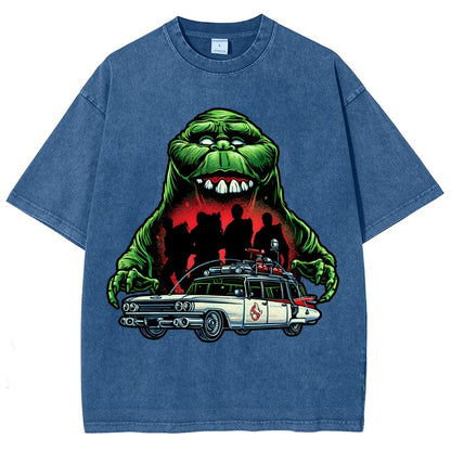 Green Slime Vintage Distressed T-shirt