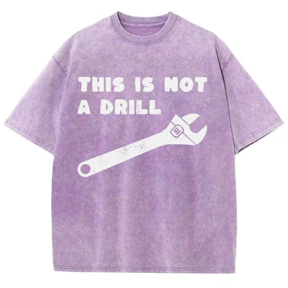 Not a Drill Vintage Distressed T-shirt