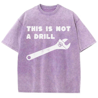 Not a Drill Vintage Distressed T-shirt