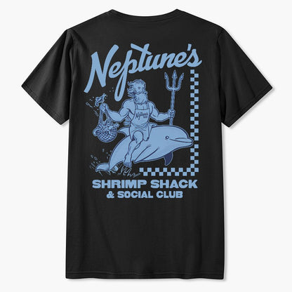 Neptune's Shrimp Shack Front And Back Printing Geek T-Shirt