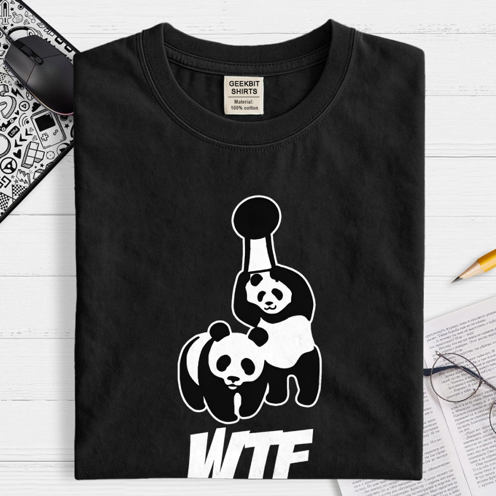 WTF Panda Funny Geek T-Shirt
