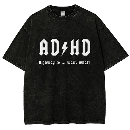 AD HD Vintage Distressed T-shirt