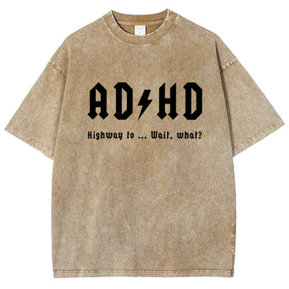 AD HD Vintage Distressed T-shirt
