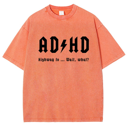 AD HD Vintage Distressed T-shirt