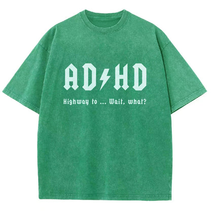 AD HD Vintage Distressed T-shirt