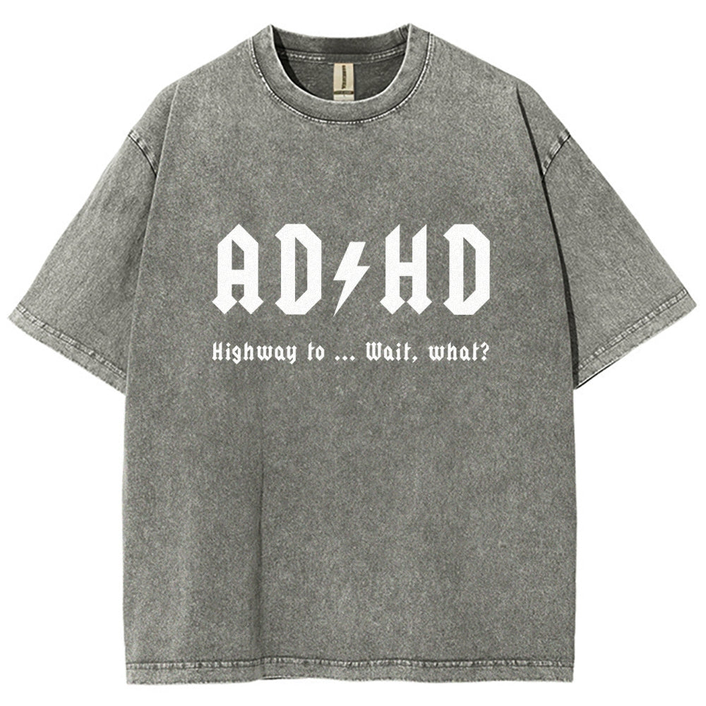 AD HD Vintage Distressed T-shirt