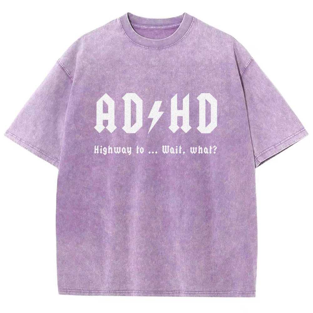 AD HD Vintage Distressed T-shirt