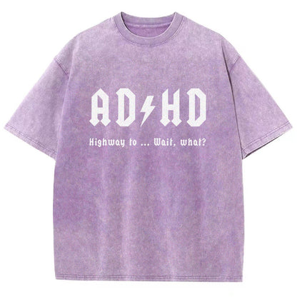AD HD Vintage Distressed T-shirt