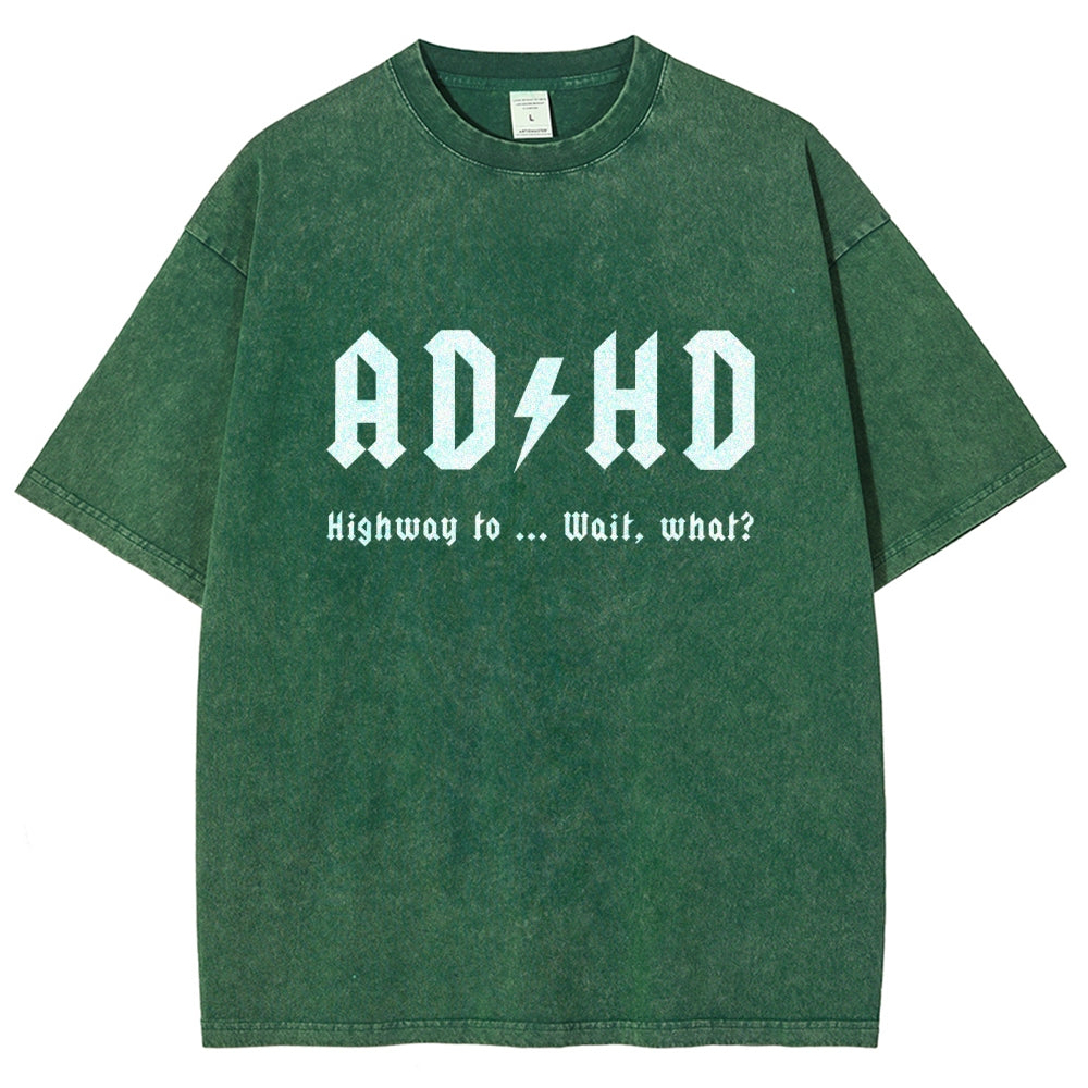 AD HD Vintage Distressed T-shirt