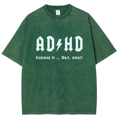AD HD Vintage Distressed T-shirt