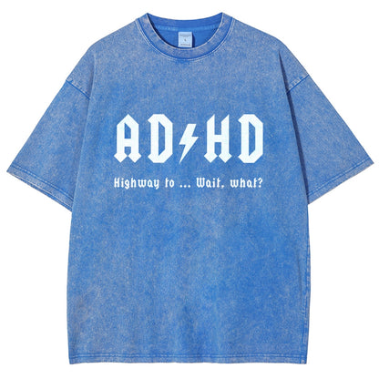 AD HD Vintage Distressed T-shirt