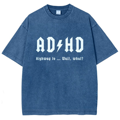 AD HD Vintage Distressed T-shirt