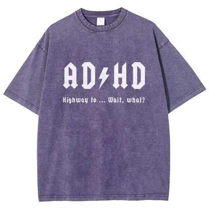 AD HD Vintage Distressed T-shirt