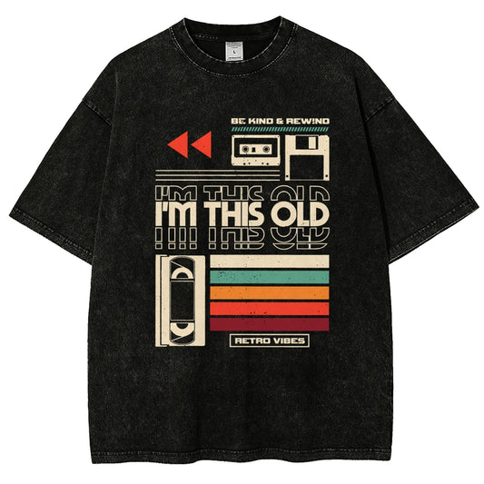 Im This Old V2 Vintage Distressed T-shirt