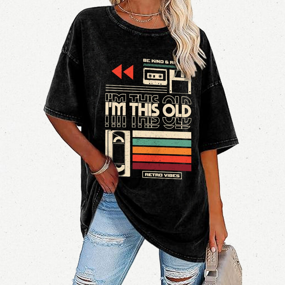 Im This Old V2 Vintage Distressed T-shirt