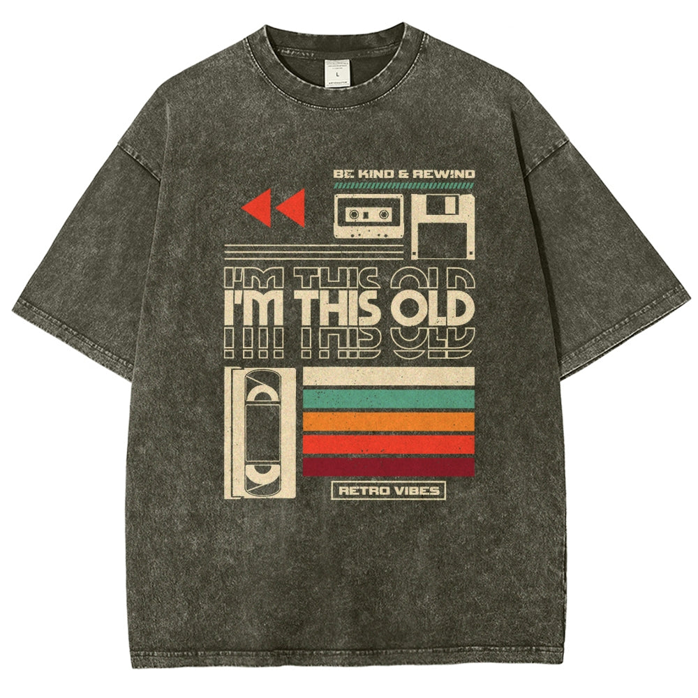 Im This Old V2 Vintage Distressed T-shirt
