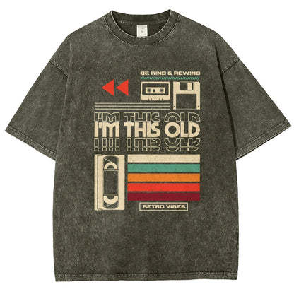 Im This Old V2 Vintage Distressed T-shirt