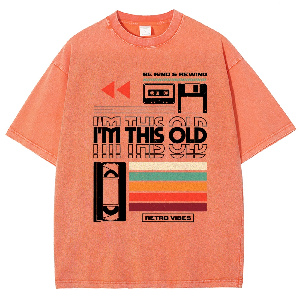 Im This Old V2 Vintage Distressed T-shirt