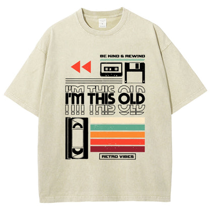 Im This Old V2 Vintage Distressed T-shirt