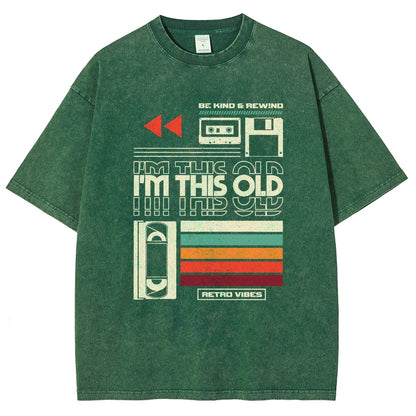 Im This Old V2 Vintage Distressed T-shirt