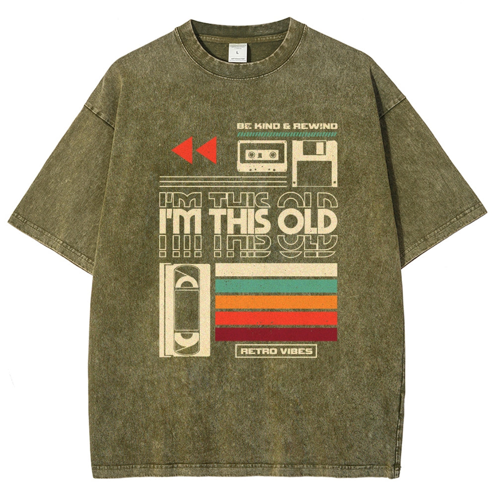 Im This Old V2 Vintage Distressed T-shirt