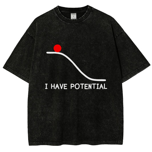 I Had Potential Vintage Distressed T-shirt