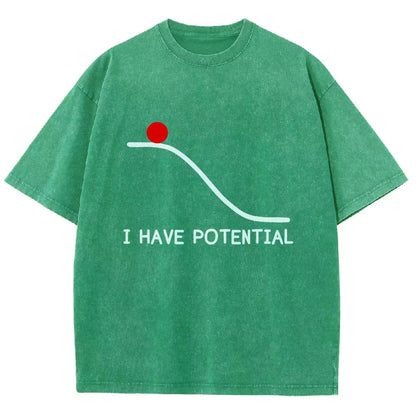 I Had Potential Vintage Distressed T-shirt